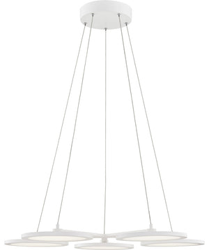 Nitro  Chandelier White Lustre
