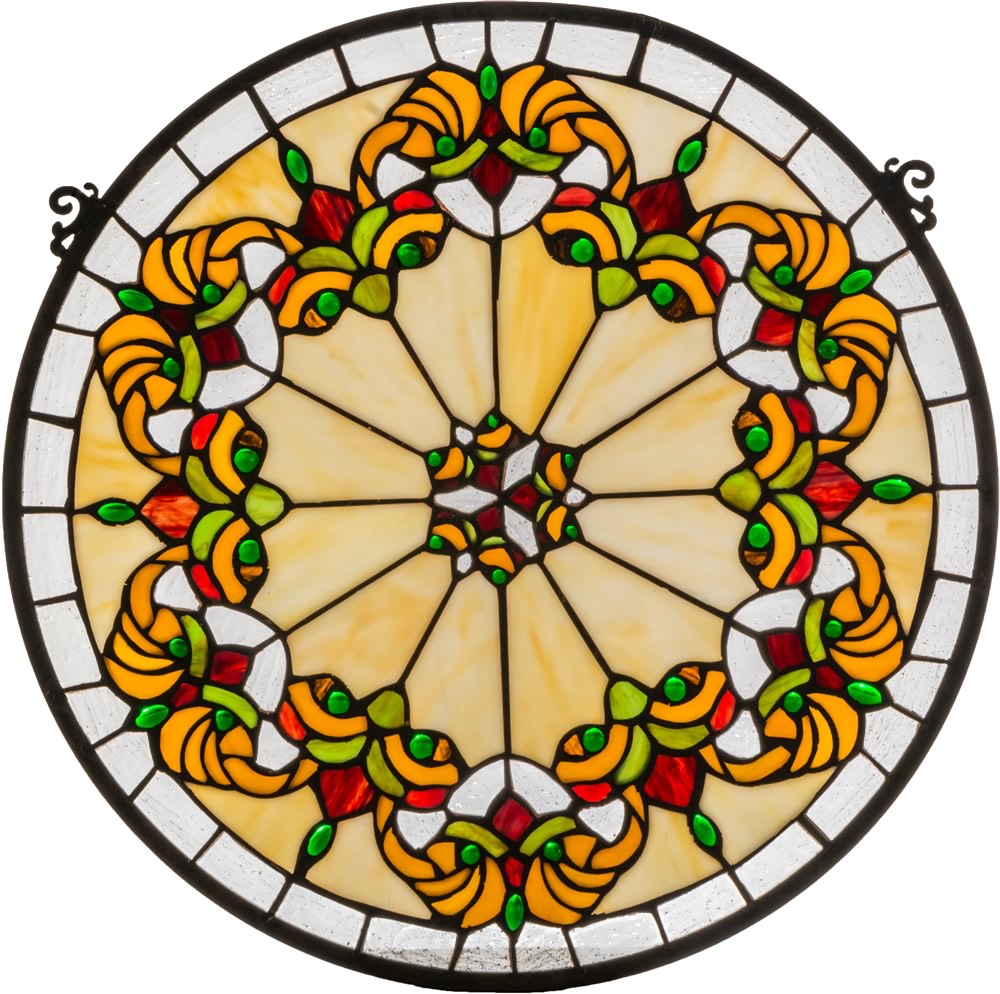 18"H Middleton Stained Glass Window