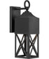Birkdale 1-Light Modern Farmhouse  Outdoor Wall Lantern Textured Black