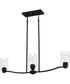 Acacia 3-light Island Light Matte Black