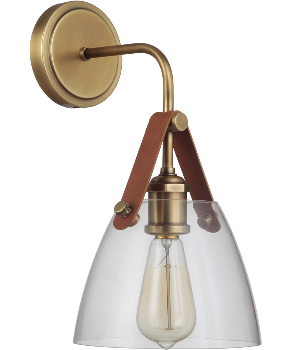 Hagen 1-Light Wall Sconce Vintage Brass