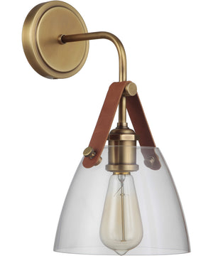 Hagen 1-Light Wall Sconce Vintage Brass