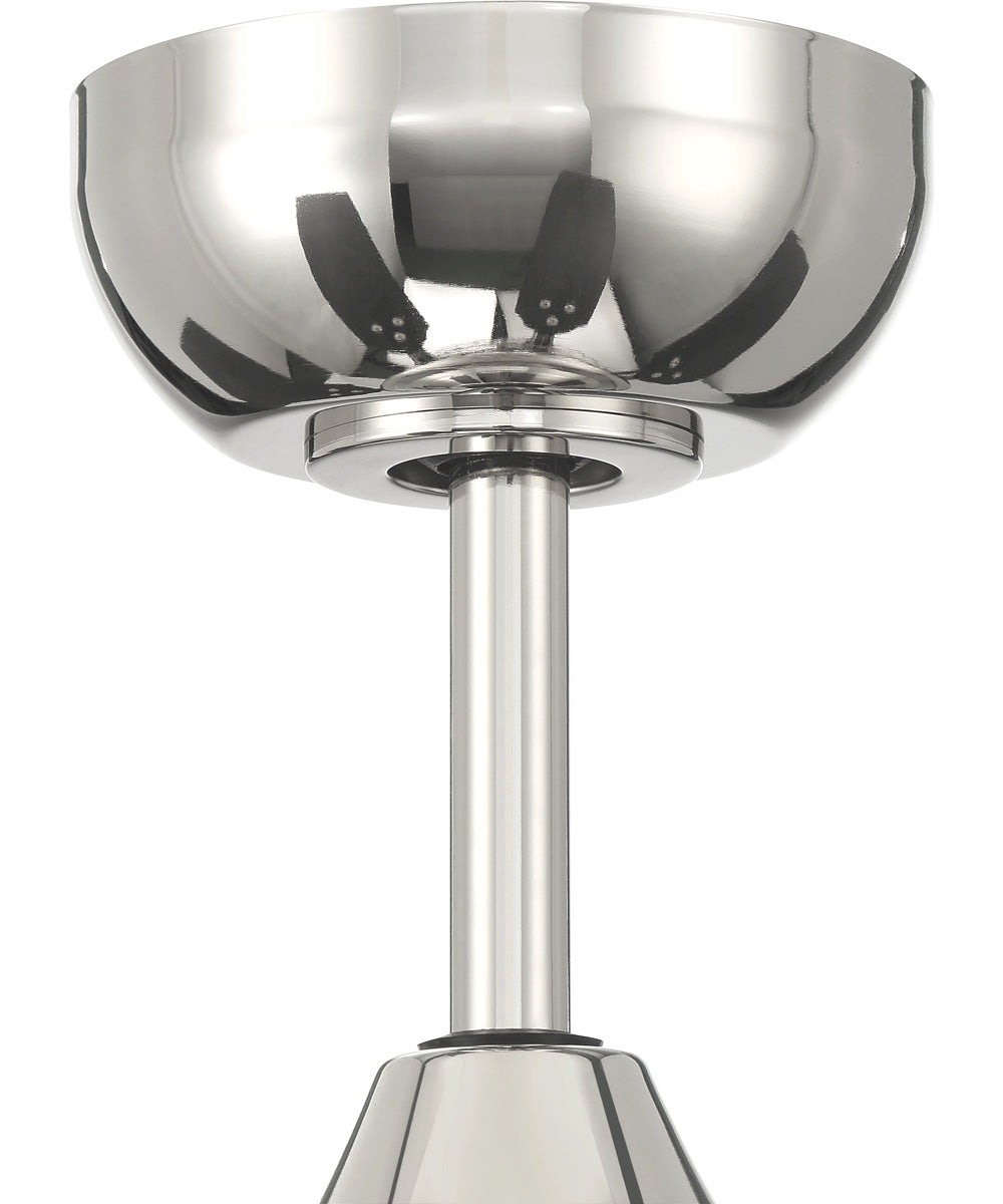 52" Chandler 1-Light Ceiling Fan Polished Nickel