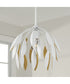 Margeaux 1-Light Pendant Matte White