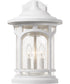 Marblehead Medium 3-light Outdoor Wall Light  Coastal Armour White Lustre