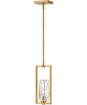 Ana 1-Light Small Pendant in Heritage Brass