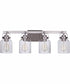 Foxwood 4-Light Vanity Brushed Polished Nickel