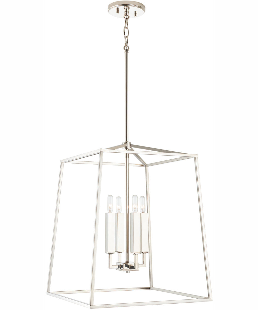 Thea 4-Light Foyer Polished Nickel