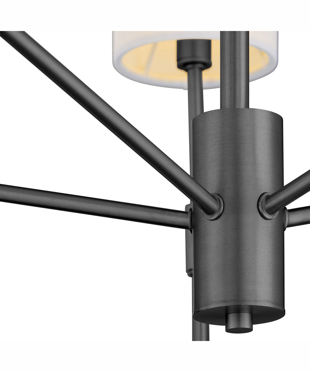 Hamilton 5-light Chandelier Matte Black
