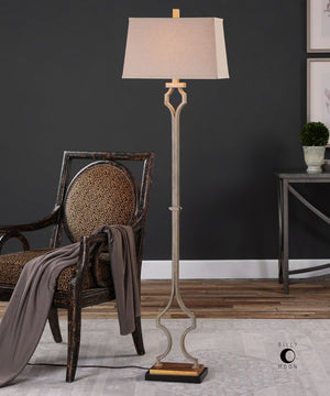 65"H Vincent Gold Floor Lamp