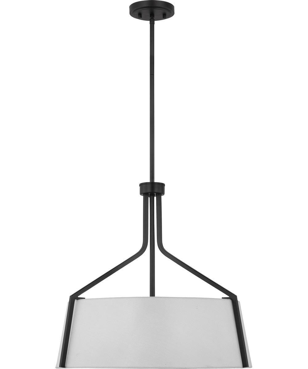 Livingston 4-Light Pendant Matte Black