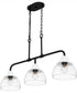 Otten Medium 3-light Island Light Matte Black