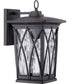 Grover Medium 1-light Outdoor Wall Light Mystic Black