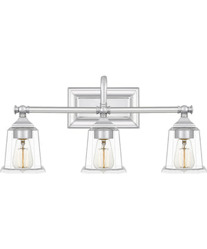 Nicholas Large 3-light Bath Light Polished Chrome