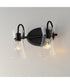 Ava 2-Light Bath Vanity Black