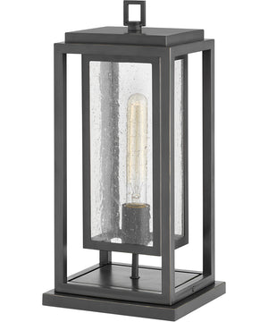 1-Light Medium Pier Mount Lantern in Oil Rubbed Bronze
