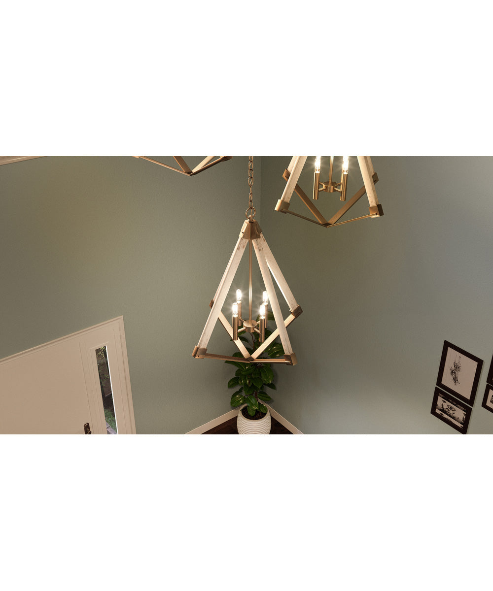 Viewpoint 4-light Pendant Weathered Brass
