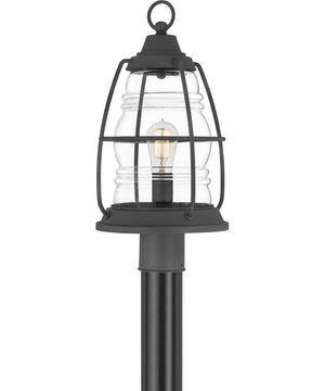 Admiral Large 1-light Outdoor Post Light  Coastal Armour Aluminum Mottled Black