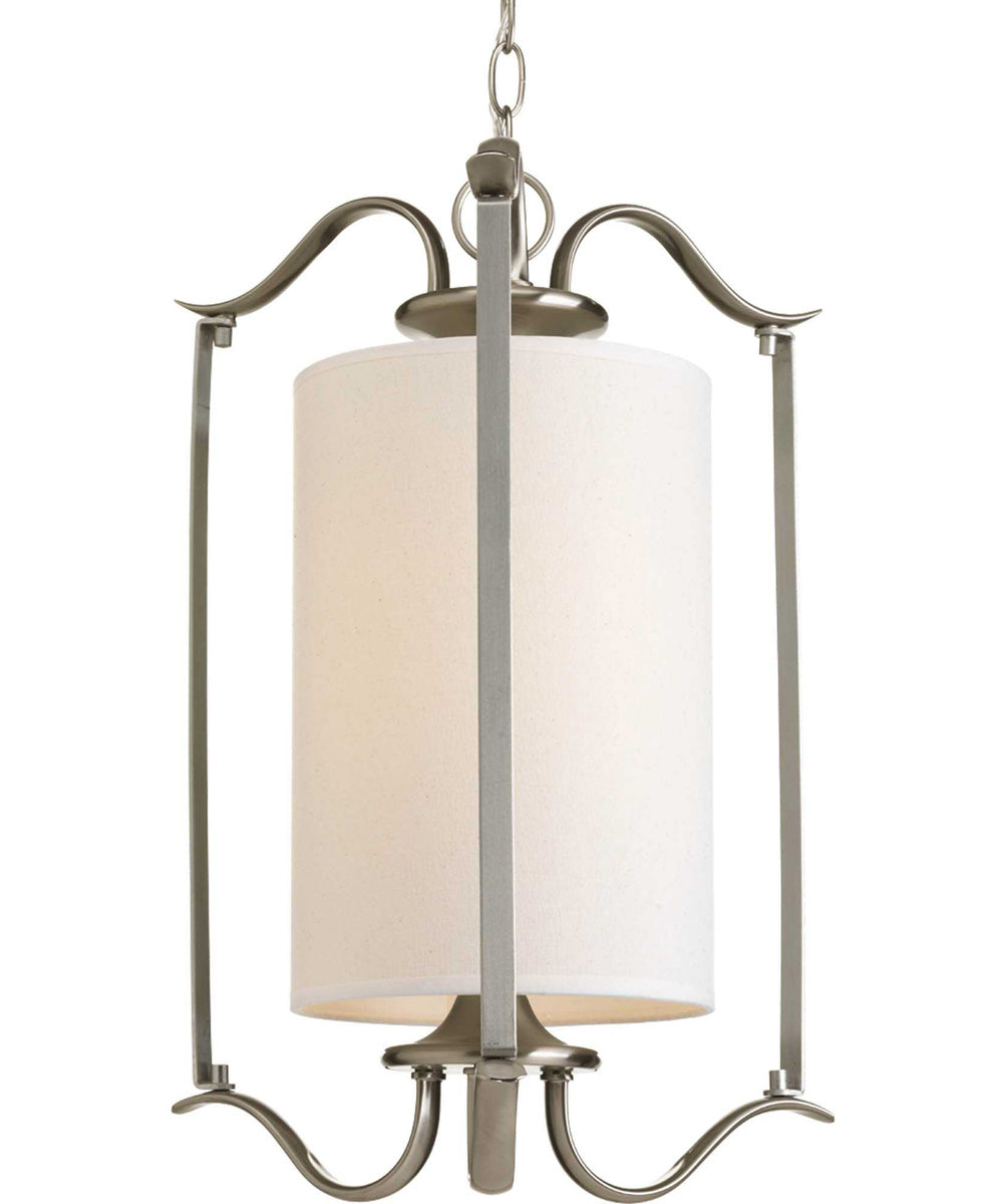 Inspire 1-Light Large Foyer Pendant Brushed Nickel