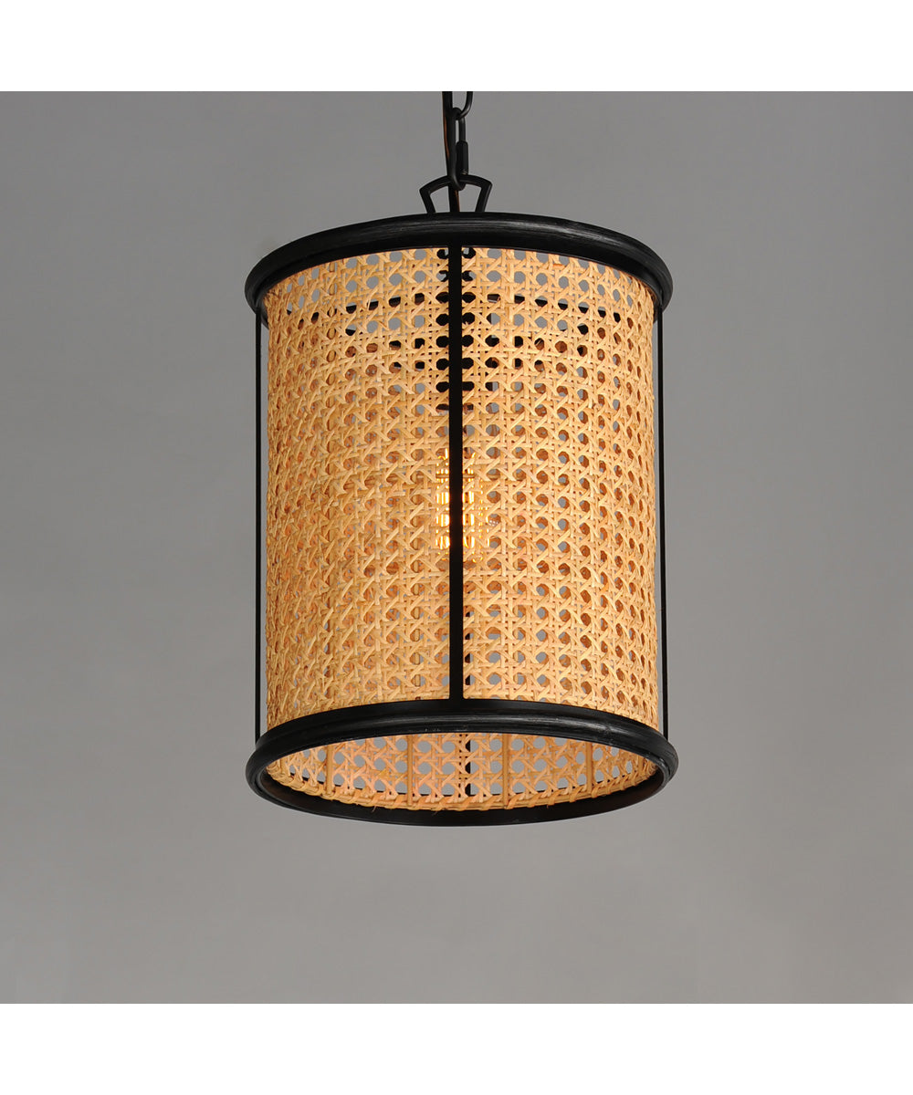 Cane 1-Light Pendant Black