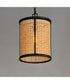Cane 1-Light Pendant Black