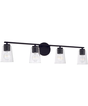 Portman 4-Light Vanity Matte Black