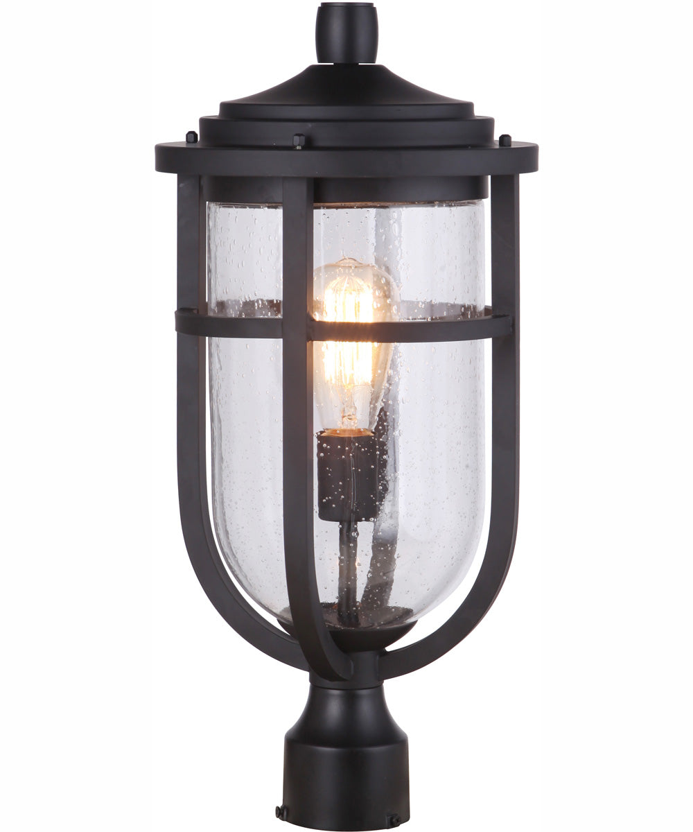 Voyage 1-Light Outdoor Post Mount Midnight