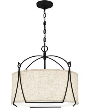 Adeline 4-light Pendant Earth Black