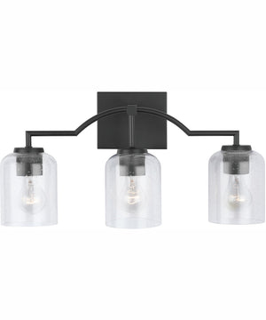 Carter 3-Light Vanity Matte Black