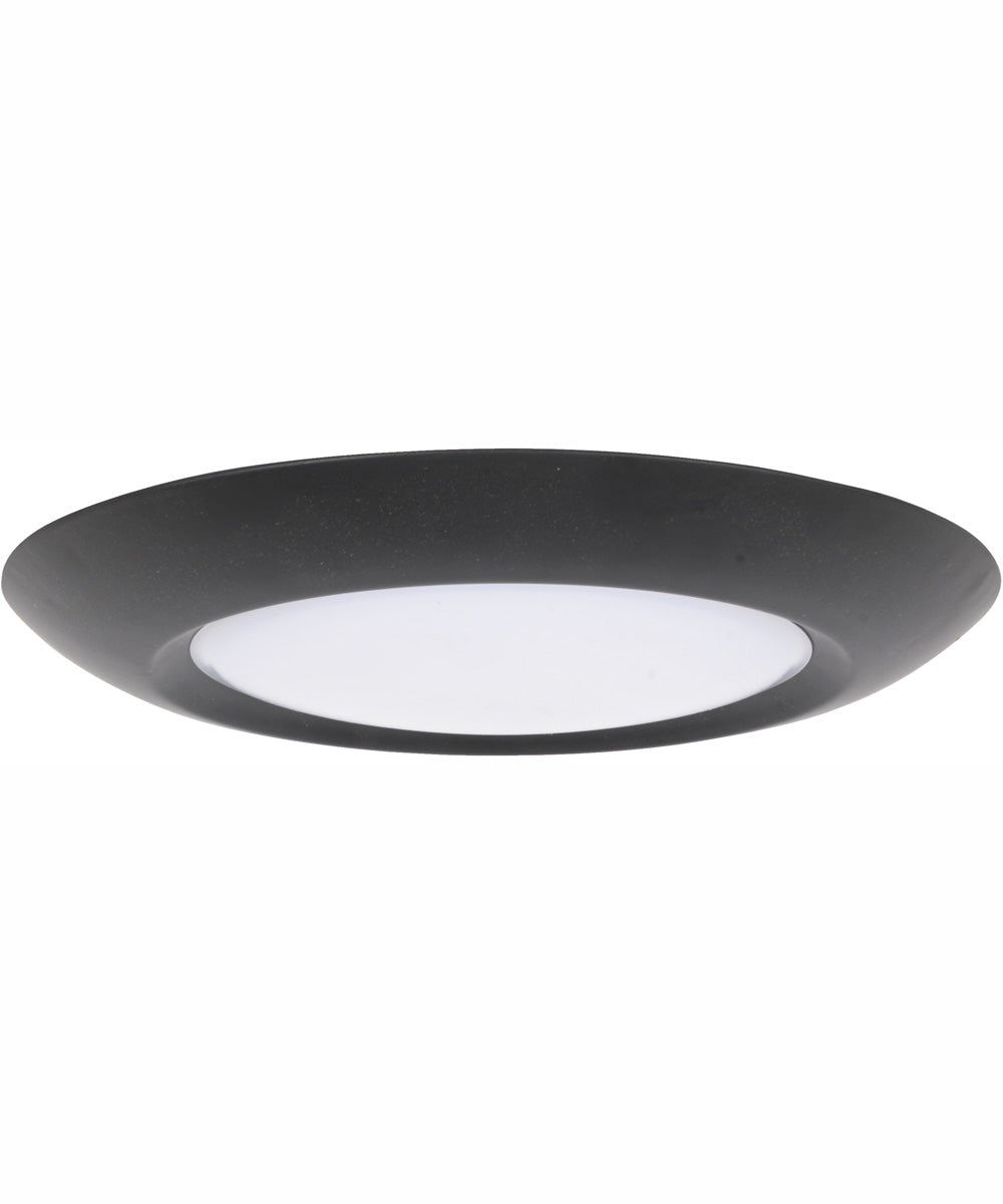 LED Flushmount 1-Light Flush Mount Flat Black
