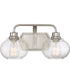 Trilogy Medium 2-light Bath Light Brushed Nickel