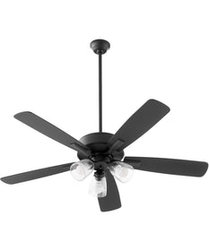 52" Ovation 3-light LED Ceiling Fan Matte Black