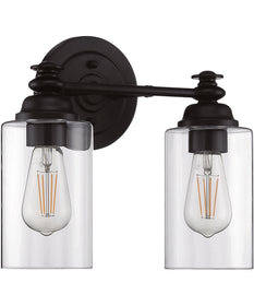 Dardyn 2-Light Vanity Flat Black