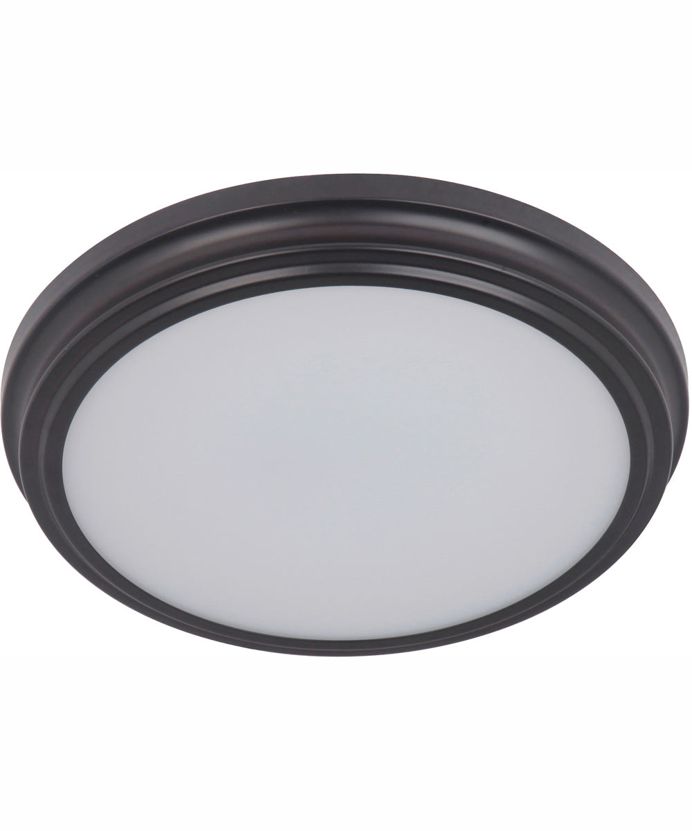 X66 1-Light LED Flushmount Oiled Bronze