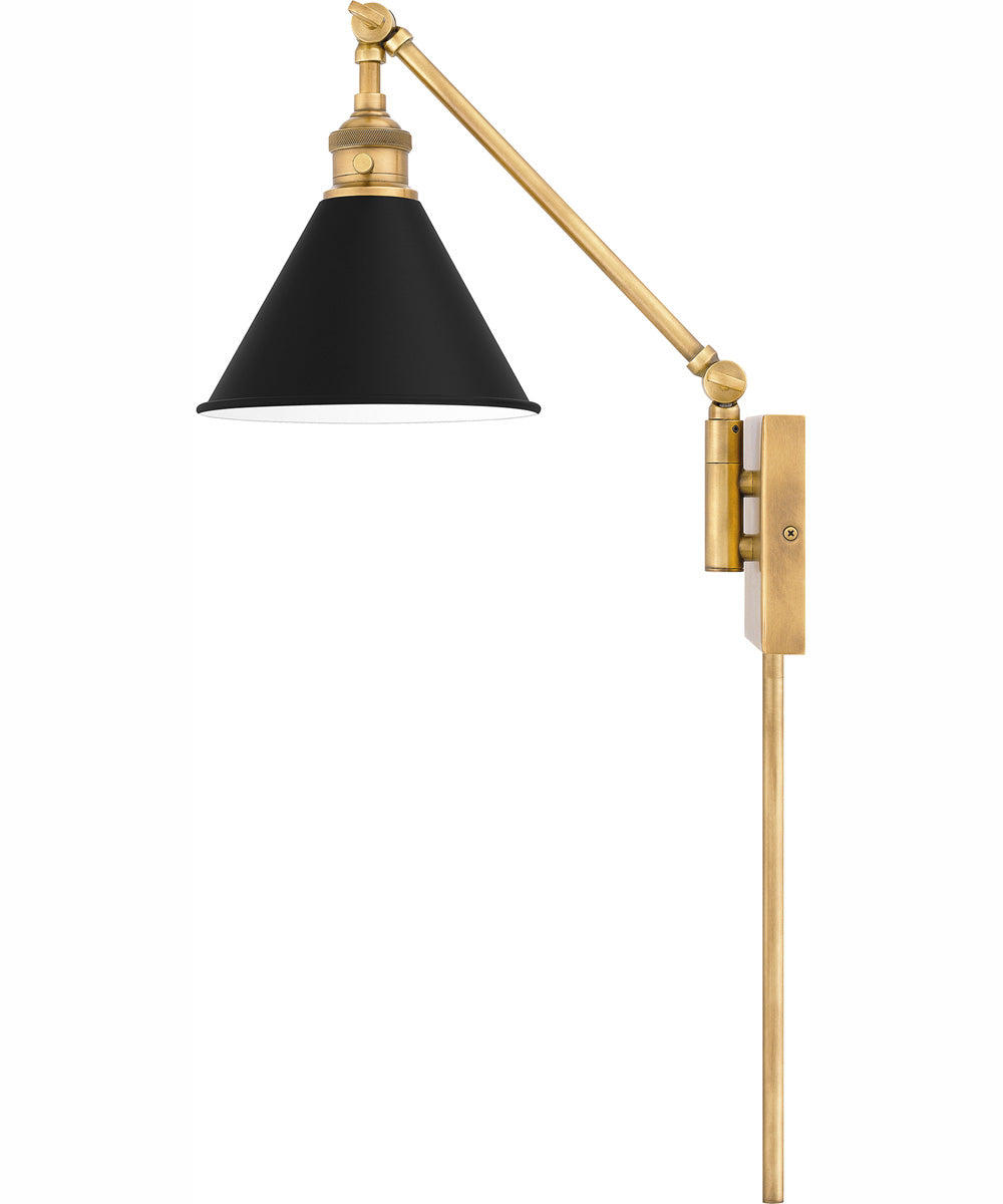 Quoizel Wood Small 1-light Wall Sconce Weathered Brass