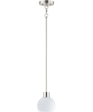 Coraline 1-Light Mini Pendant Satin Nickel