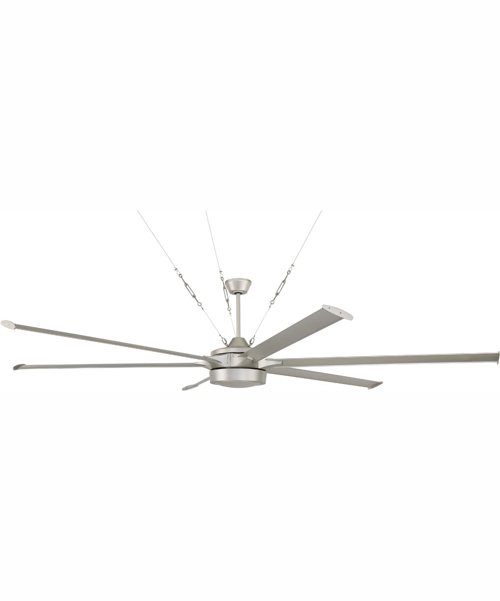 114" Prost 1-Light Indoor/Outdoor Ceiling Fan Painted Nickel
