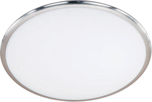 16"W Seattle LED Ceiling Light Nickel-Matte