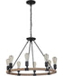 Dillon 8-Light Chandelier Flat Black