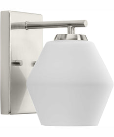 Copeland 1-Light Mid-Century Modern Vanity Light Brushed Nickel