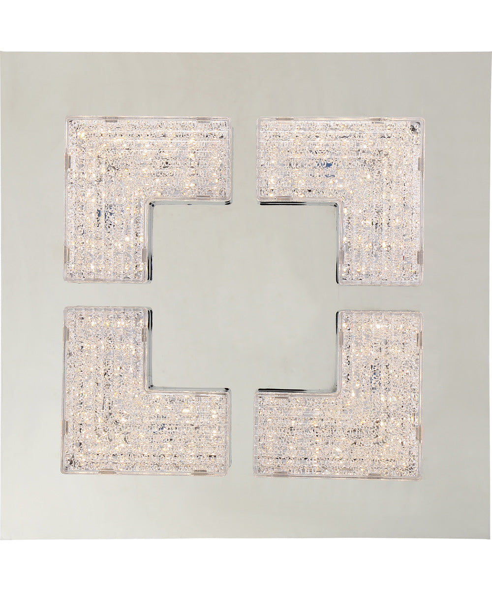 Lunette Small Flush Mount Polished Chrome