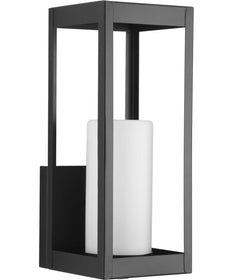 Patewood 1-Light Medium Wall Lantern Matte Black
