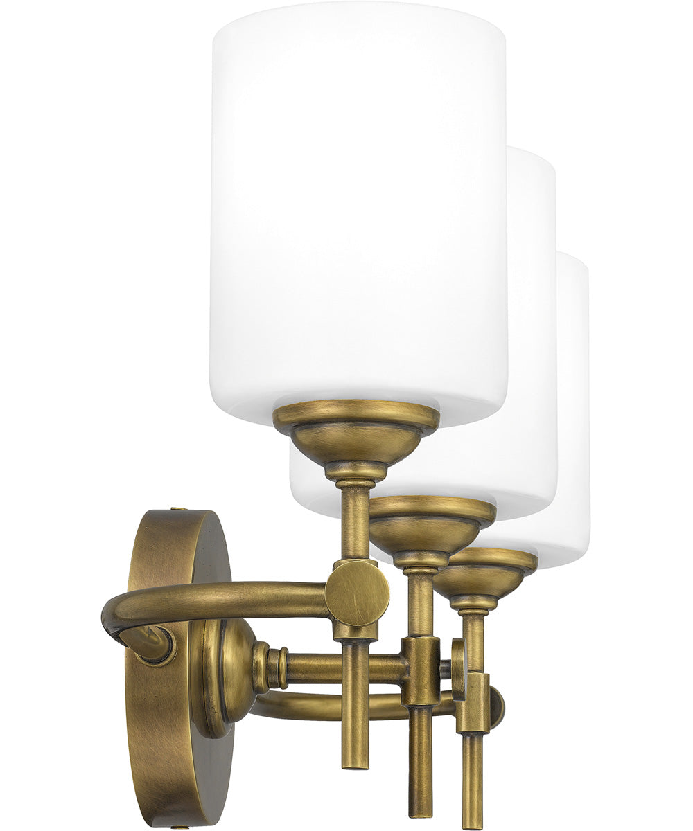 Aria Large 3-light Bath Light Weathered Brass