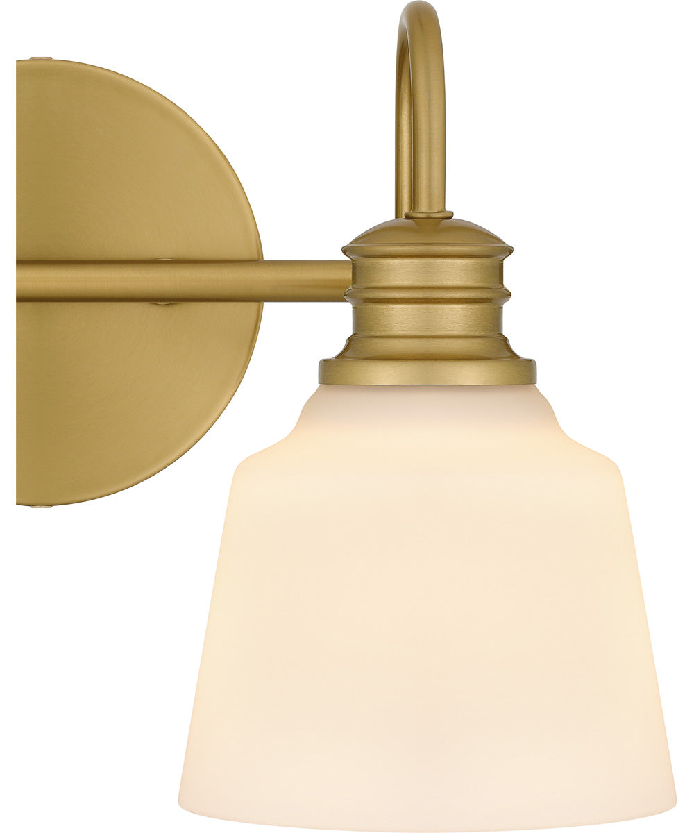 Hinton Medium 2-light Bath Light Aged Brass