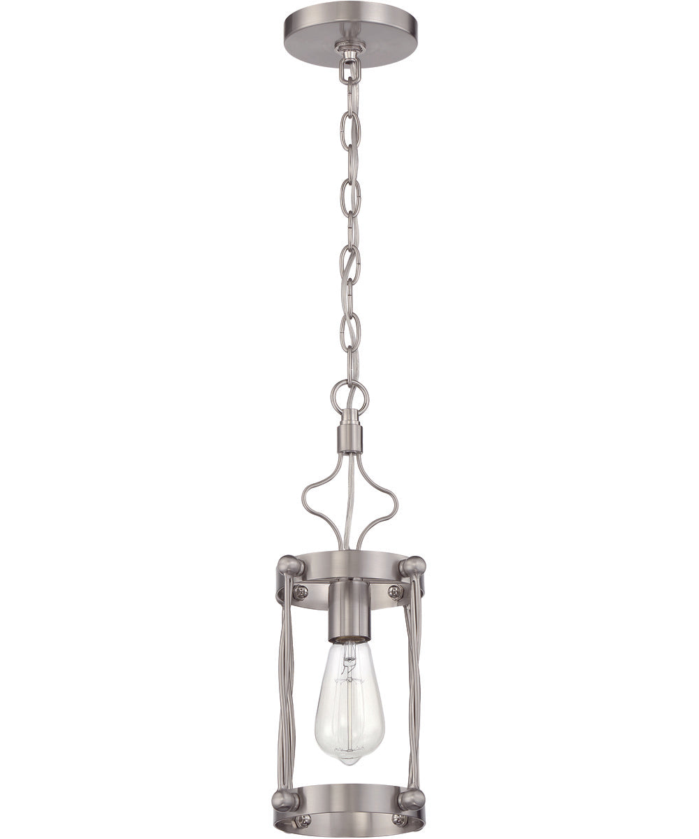 Jolenne 1-Light Mini Pendant Brushed Polished Nickel