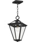 Prism 16 inch Outdoor Pendant Black