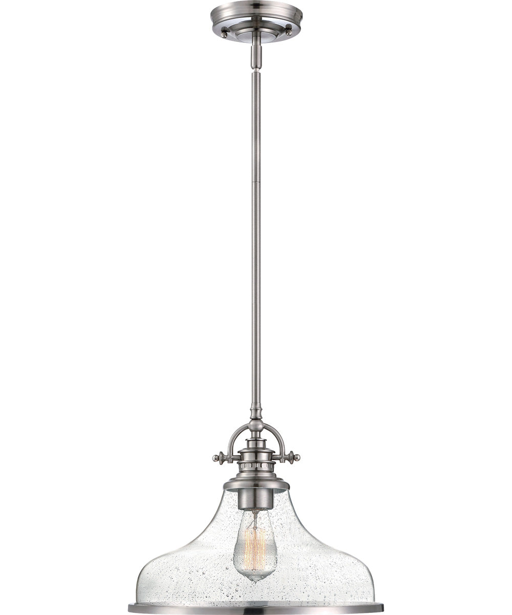 Grant 1-light Pendant Brushed Nickel