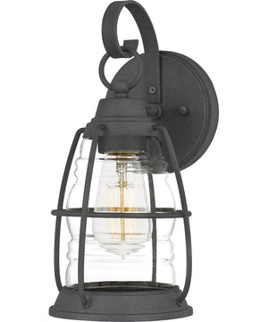 Admiral Small 1-light Outdoor Wall Light  Coastal Armour Aluminum Mottled Black