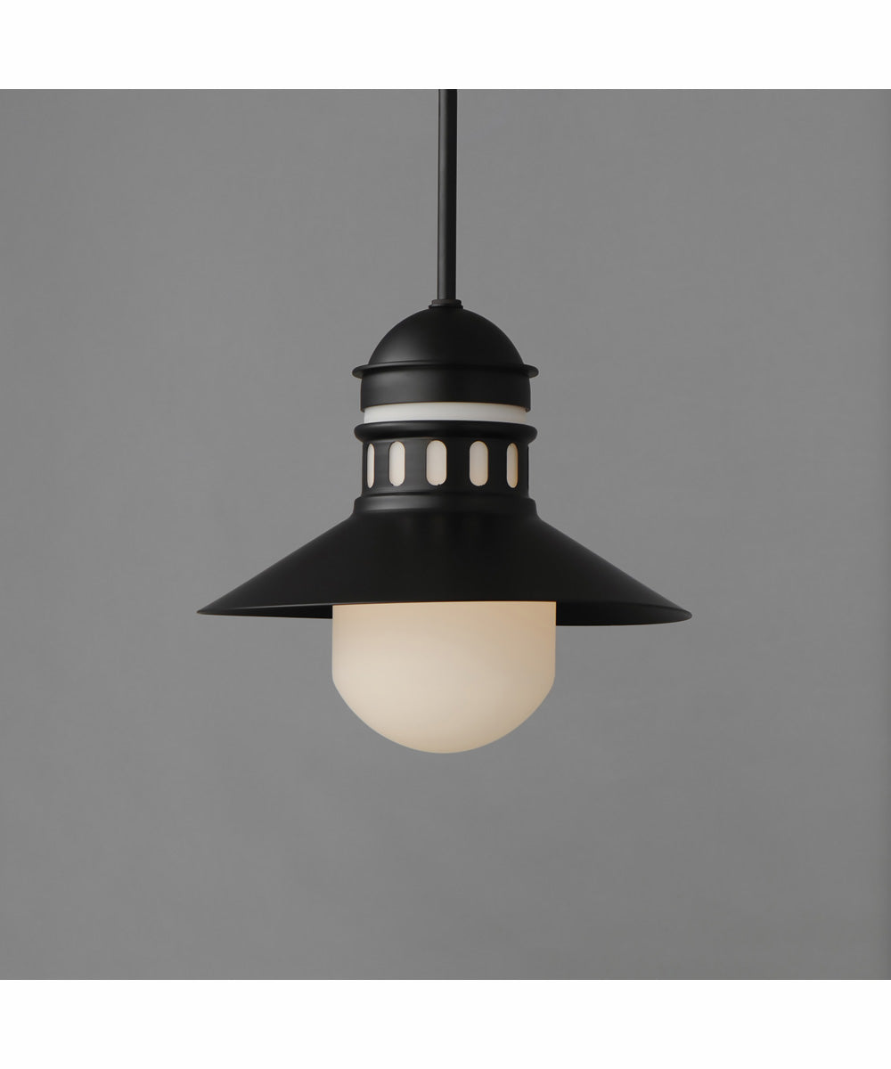 Admiralty 1-Light Outdoor Pendant Black