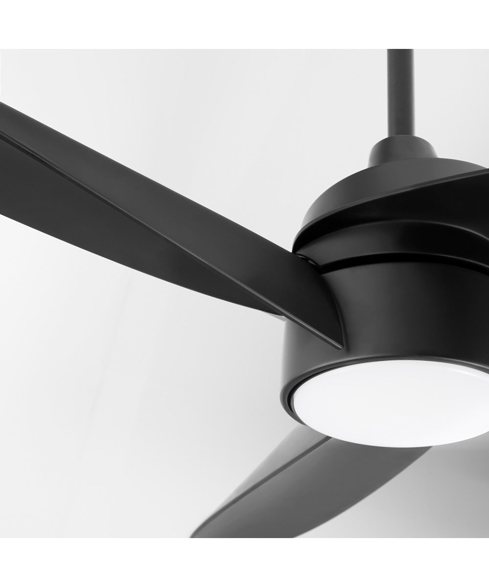 60" Brisa 1-light LED Patio Ceiling Fan Matte Black